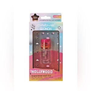 NWT ⚜️💖⚜️ The Crème Shop by Onch Hollywood 50 Nail Decals + Clear Nail Polish
